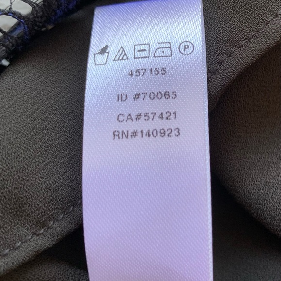 ANN TAYLOR royal blue crocheted sleeveless swing top with lining NWT size Small - Picture 6 of 11